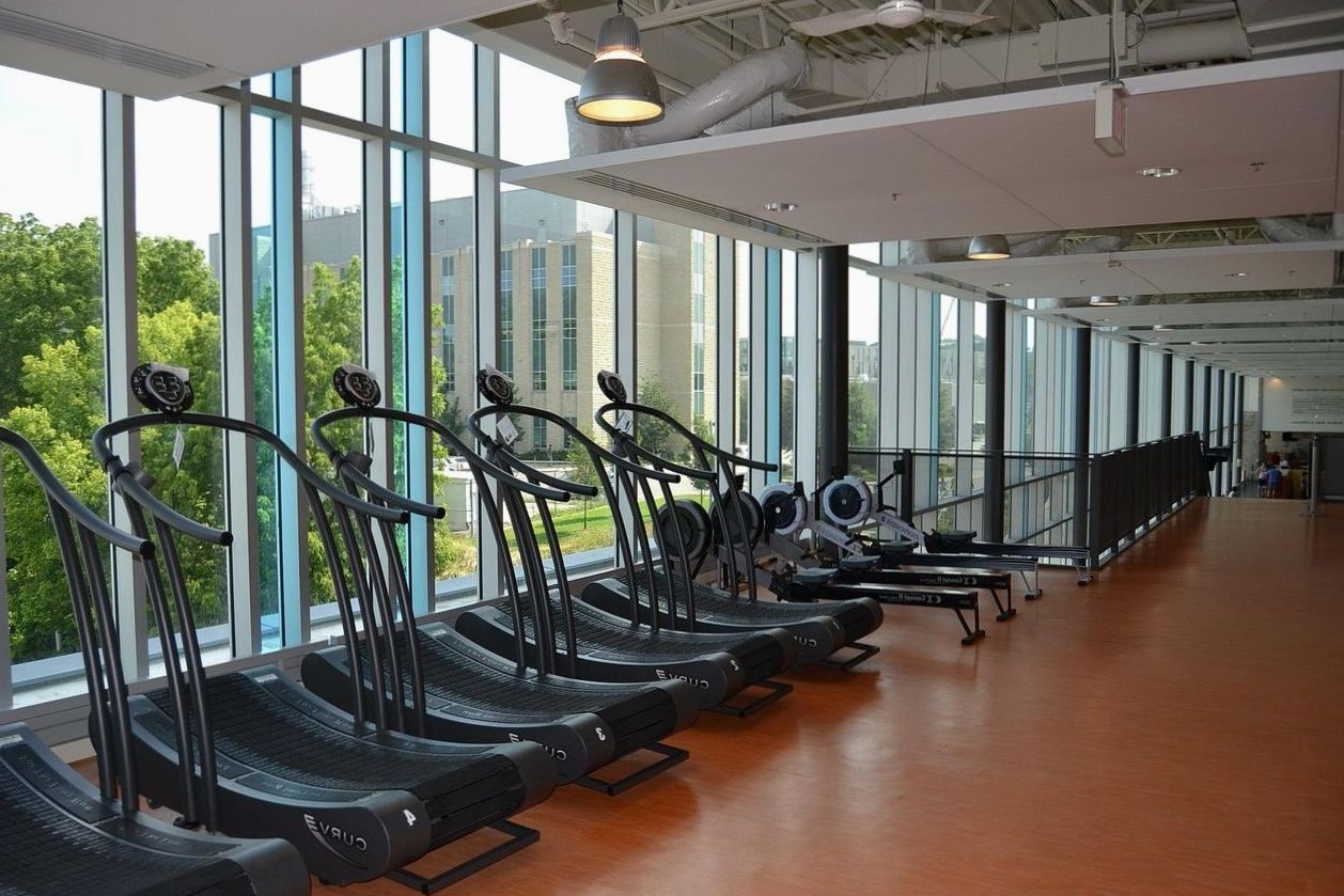 Cardio and conditioning corner of the club